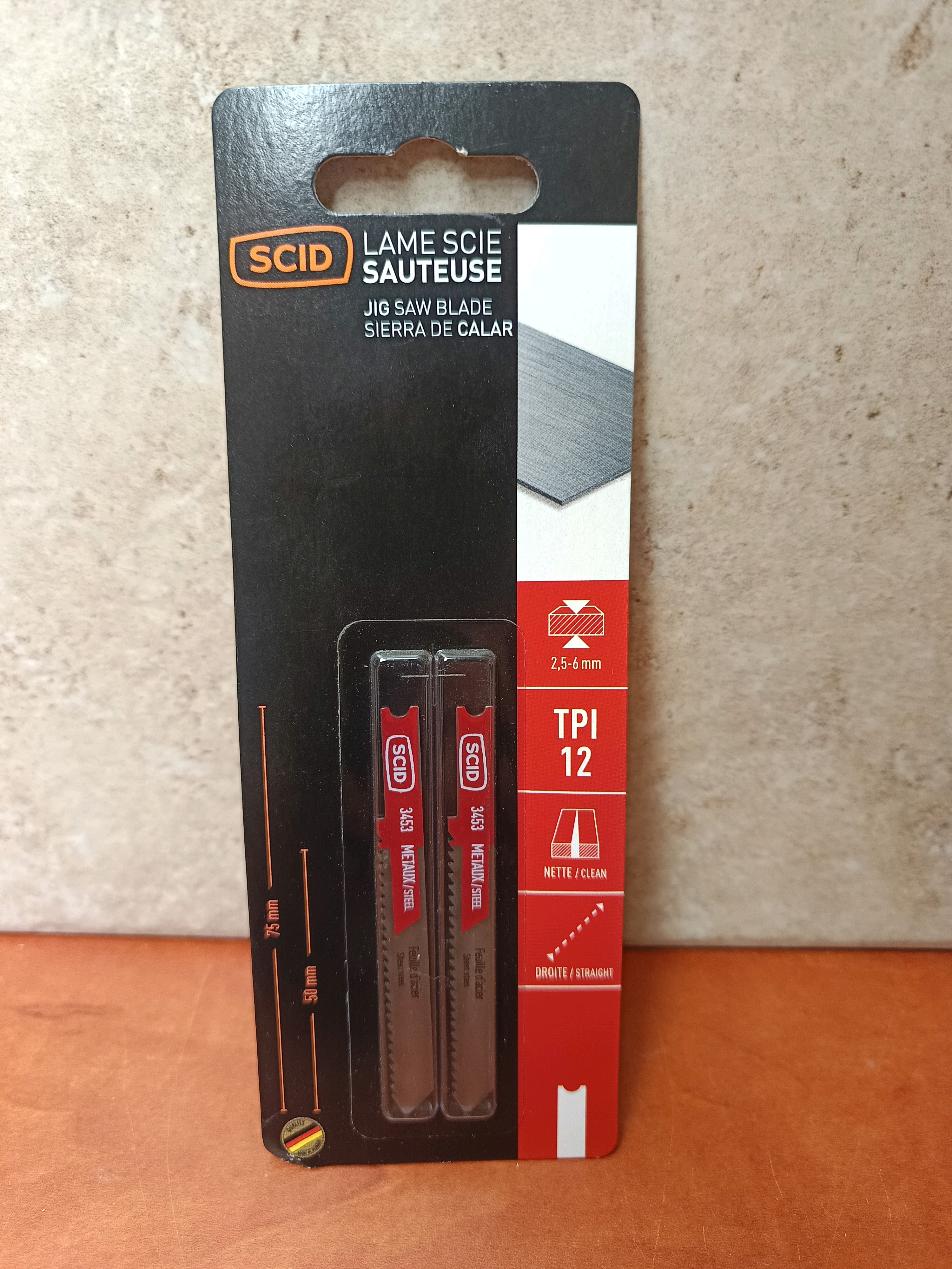 SCID lames de scie sauteuse TPI 12