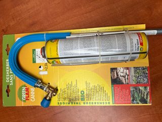 Désherbeur thermique à gaz avec cartouche et tuyau