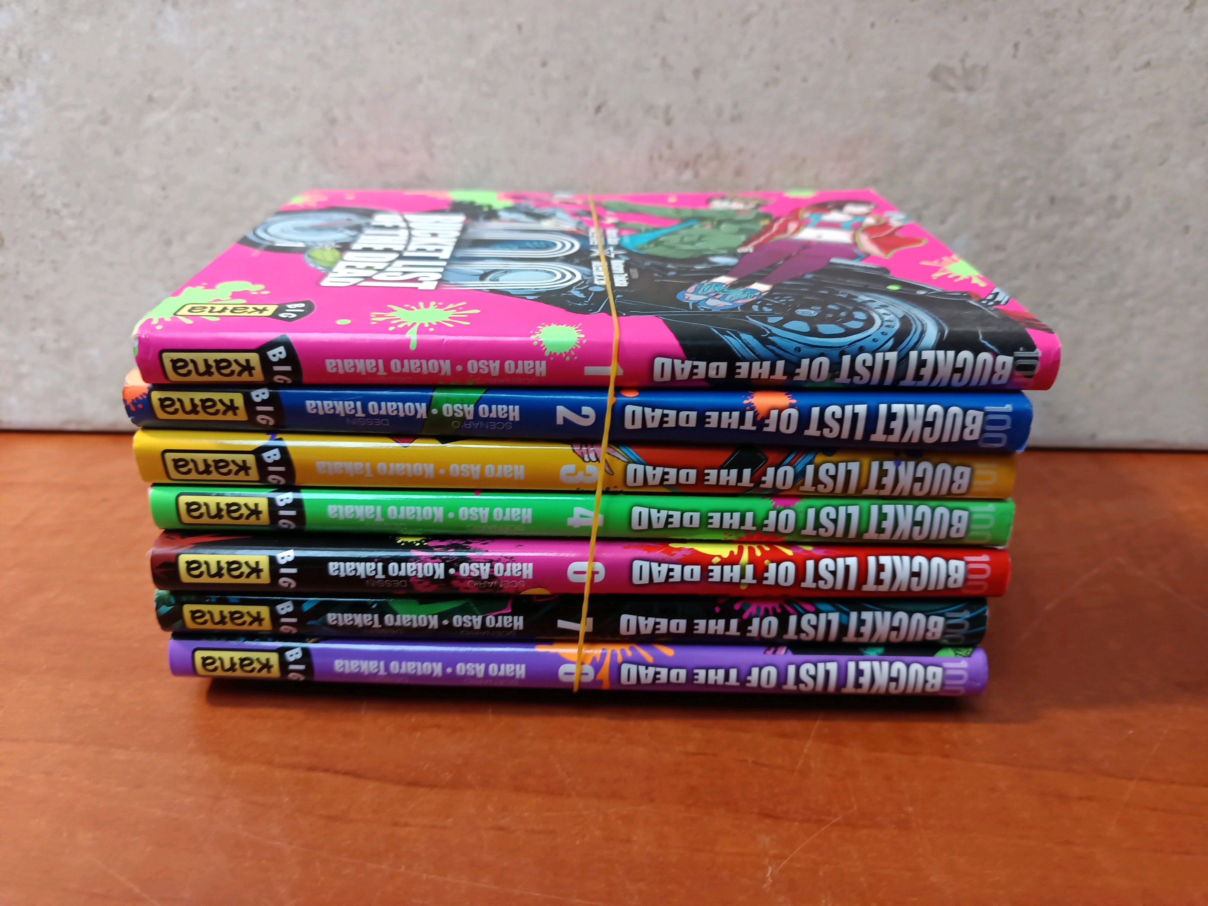 Kana - Bucket List of the Dead, tomes 1, 2, 3, 4, 6, 7, 8 (lot)