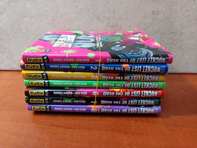 Kana - Bucket List of the Dead, tomes 1, 2, 3, 4, 6, 7, 8 (lot)