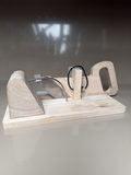 Guillotine à saucisson manuelle en bois — photo 1