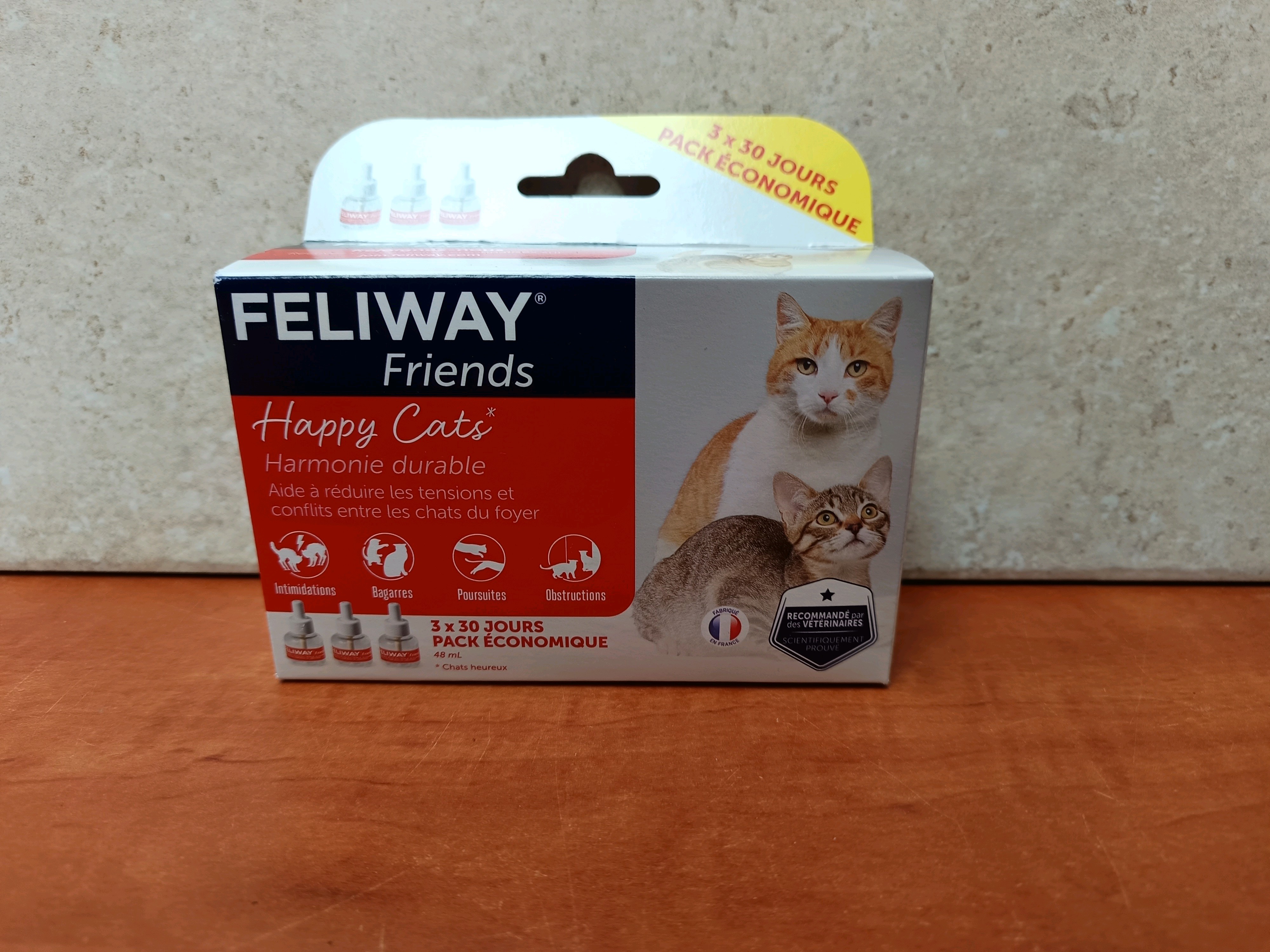 Feliway Friends Happy Cats - Pack économique 3 x 30 jours