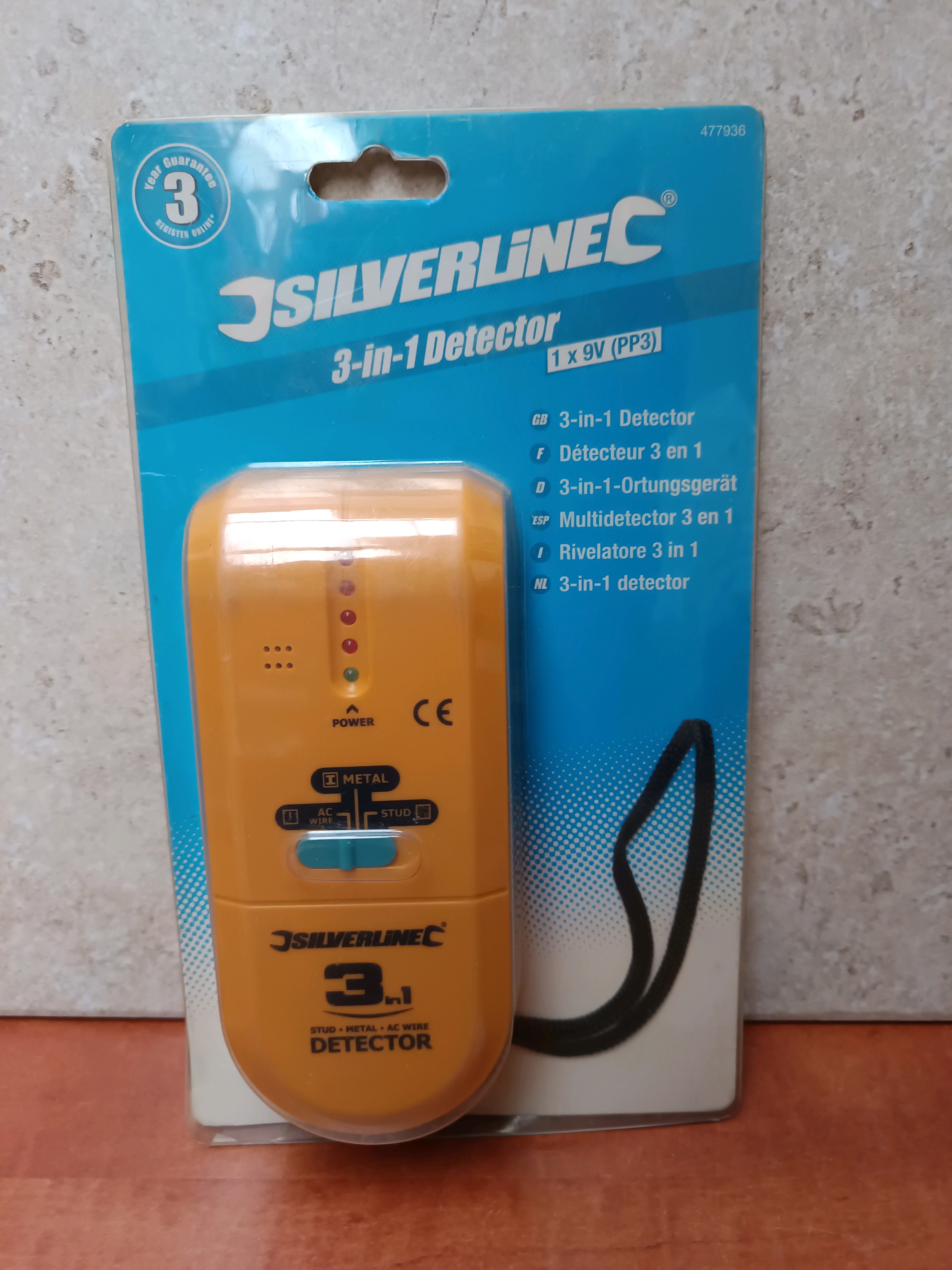 Silverline Détecteur 3 en 1 (3-in-1 Detector)