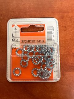 Rondelles dentelées Ø6