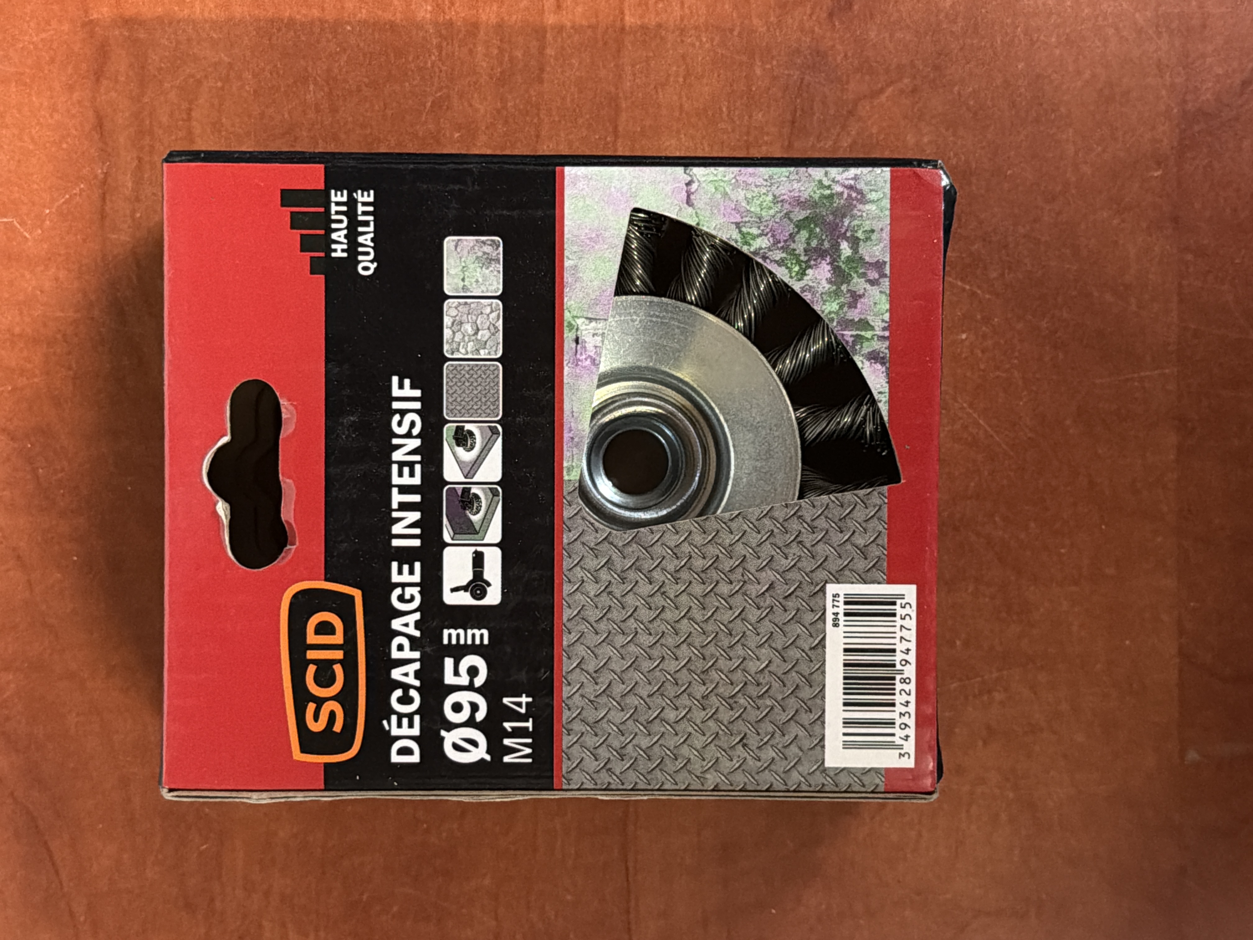 SCID brosse de décapage intensif Ø95 mm M14