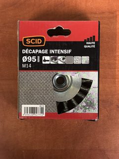 SCID brosse de décapage intensif Ø95 mm M14