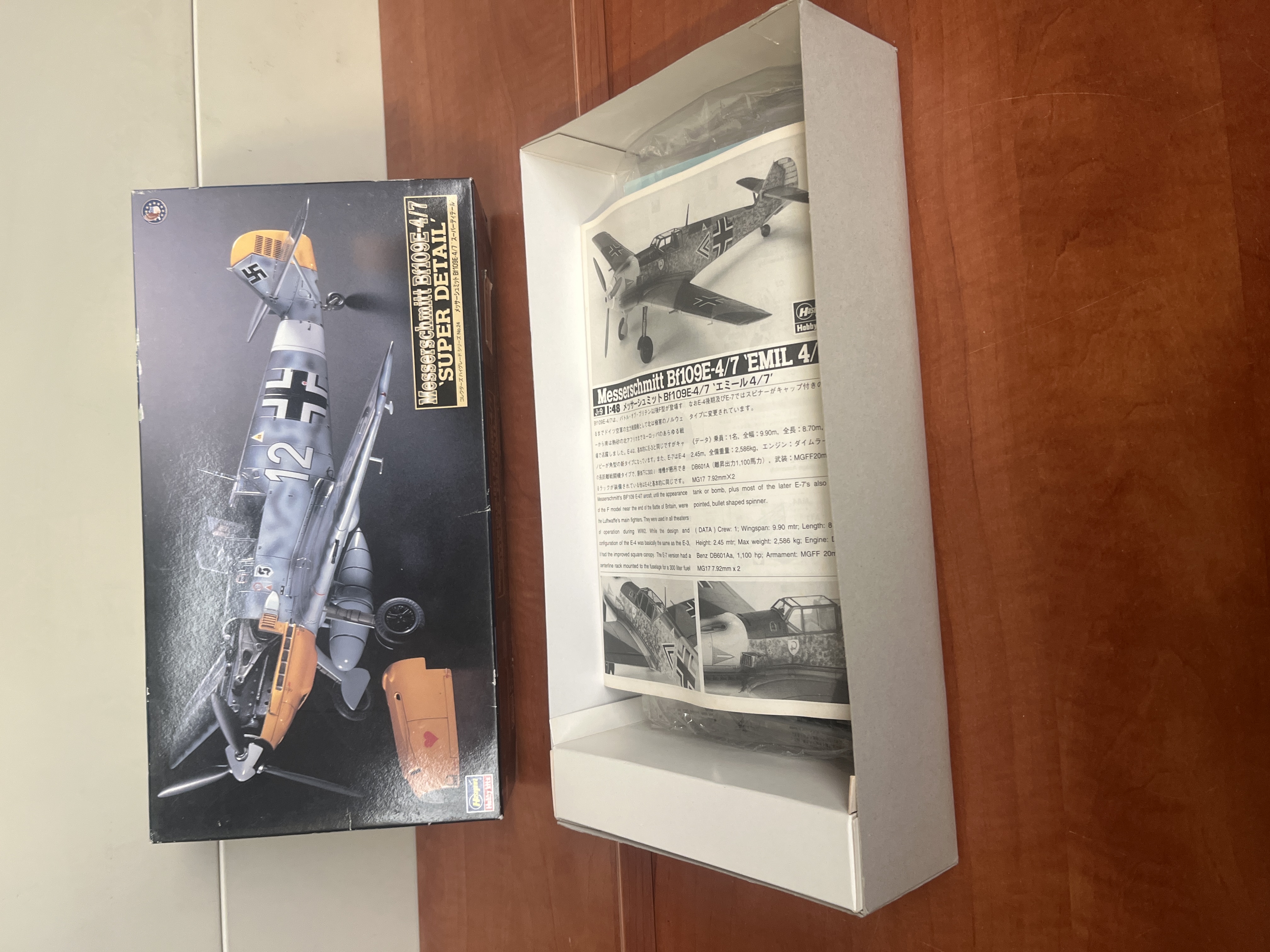 Maquette avion Messerschmitt Bf 109 E-4/7 Emil - kit plastique