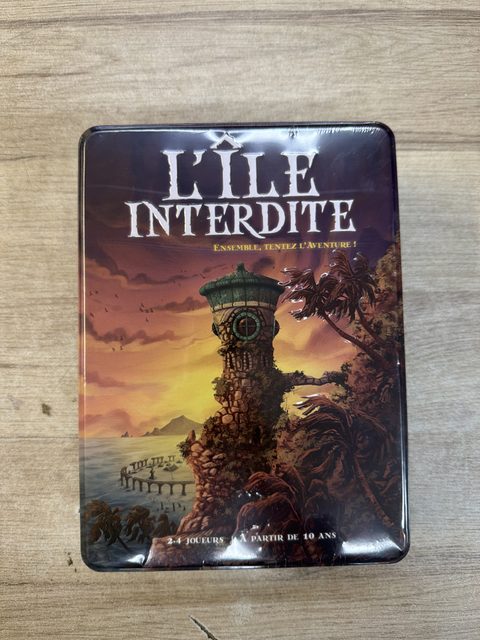 Jeu de société L’Île Interdite (boîte métal)