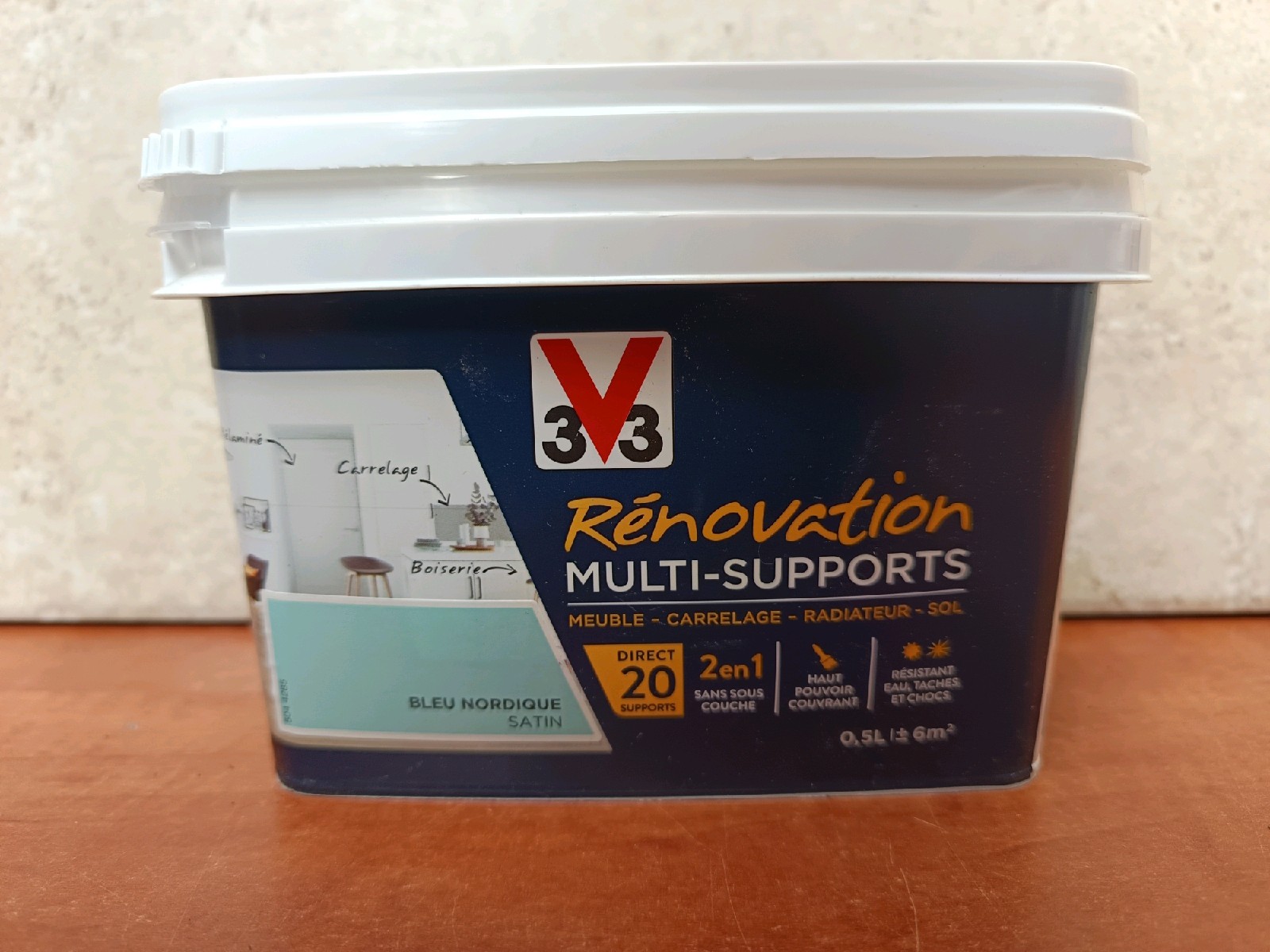 V33 Rénovation Multi-Supports - Bleu Nordique Satin