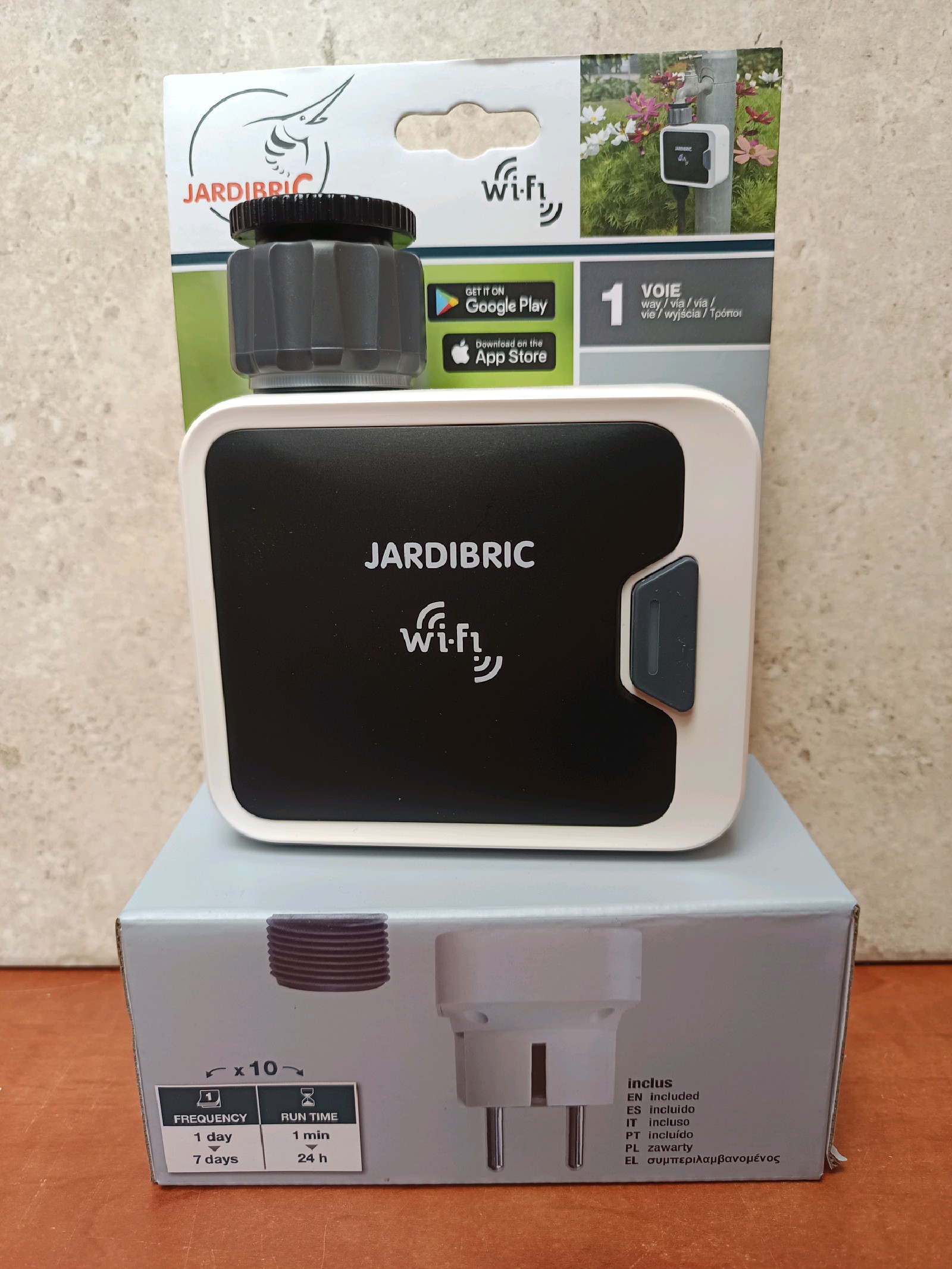 Jardibric Programmateur d’arrosage WiFi 1 voie