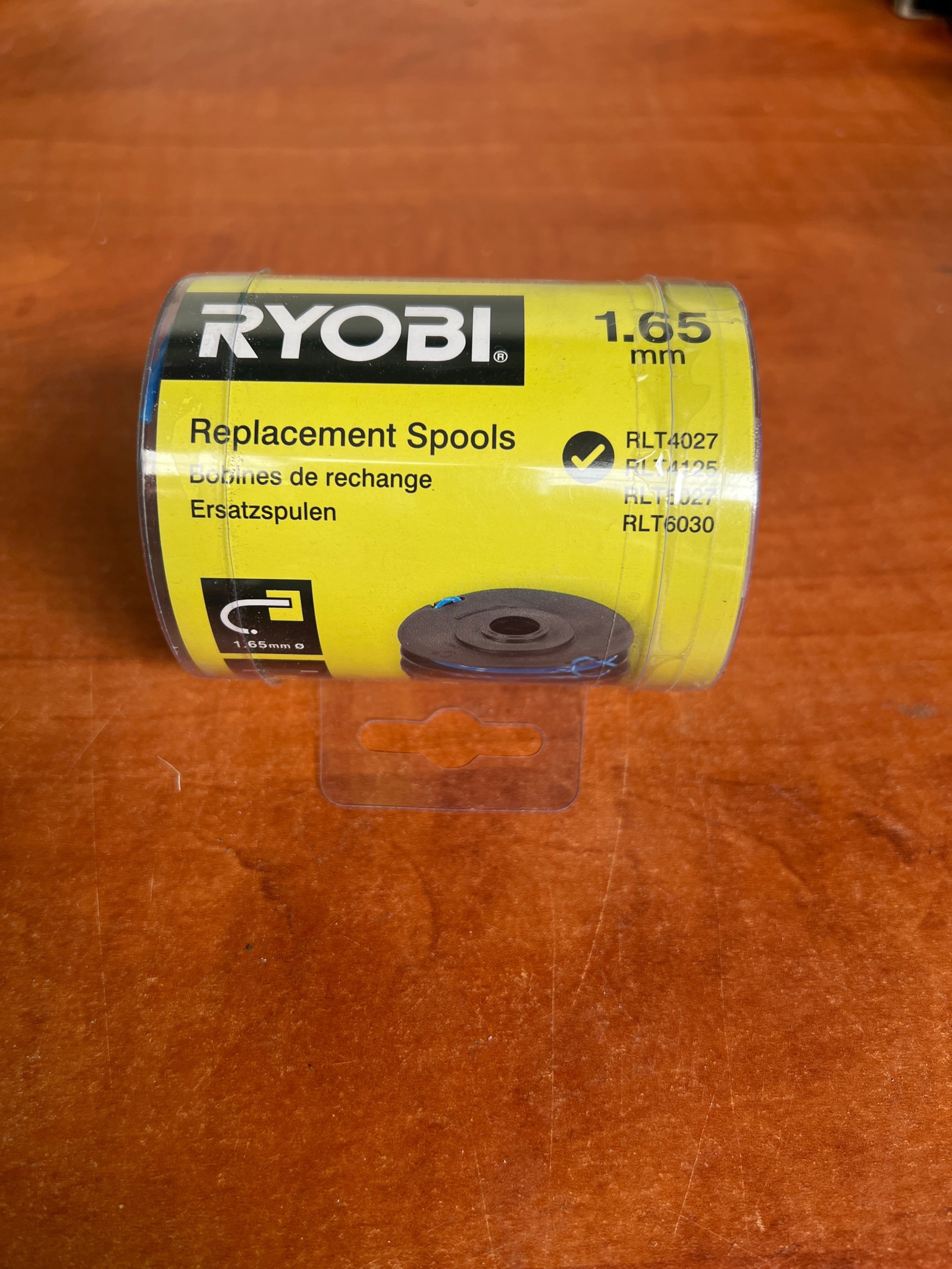Ryobi Replacement Spools 1.65 mm