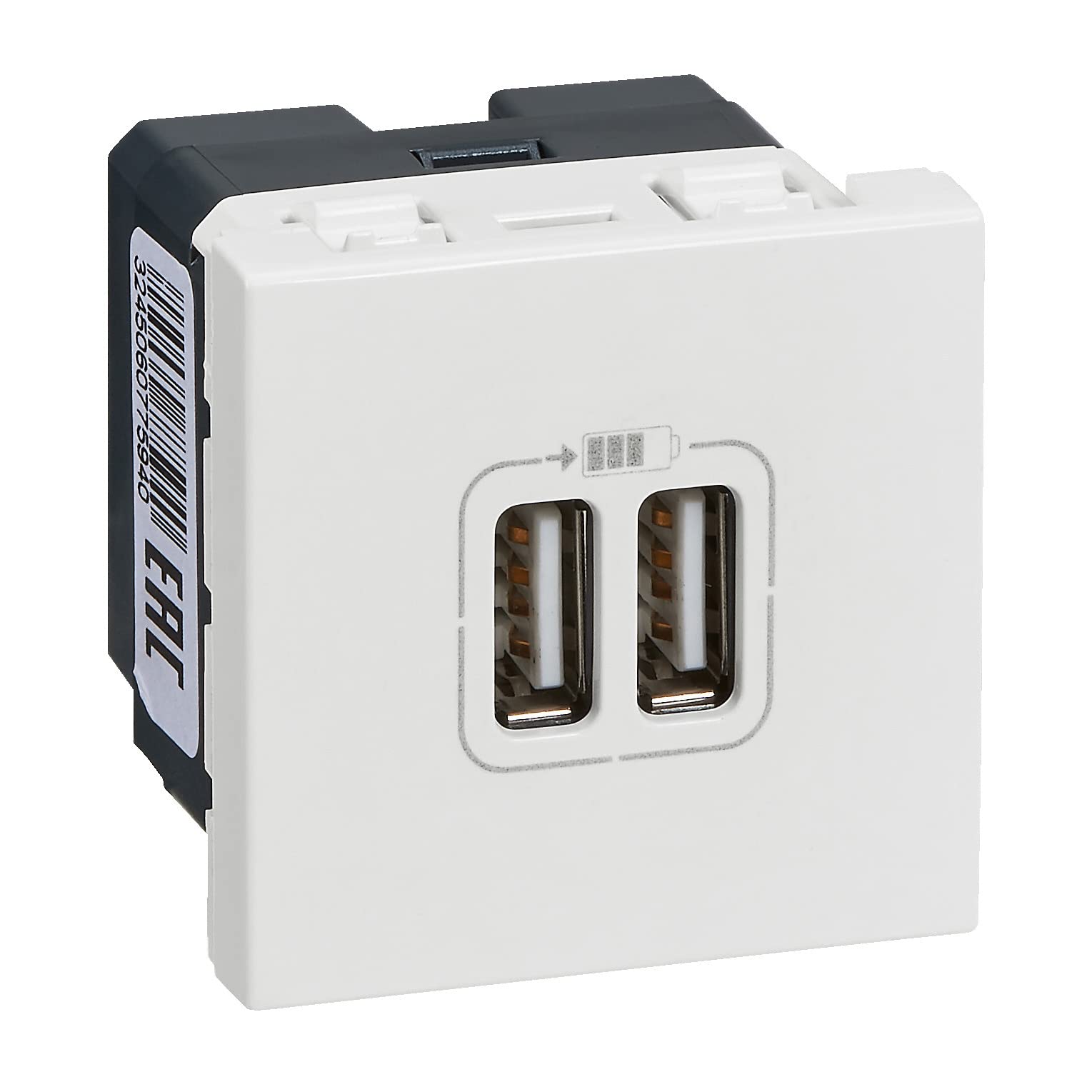 Les prises Legrand - Prise double USB - 2 modules