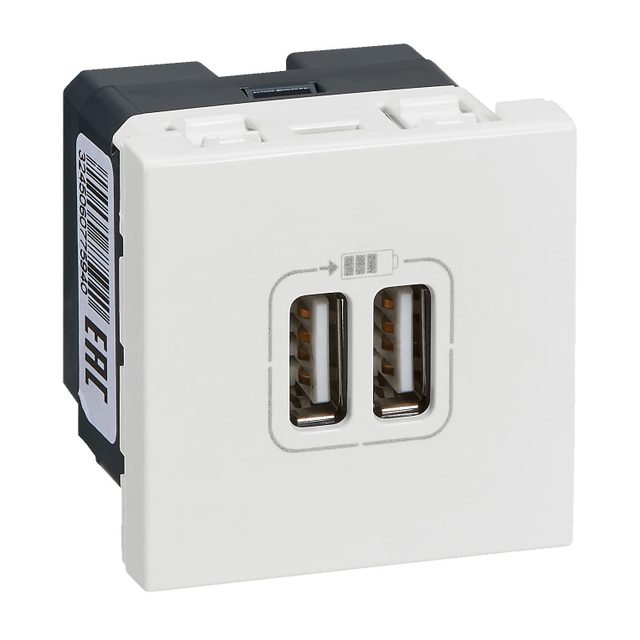 Les prises Legrand - Prise double USB - 2 modules