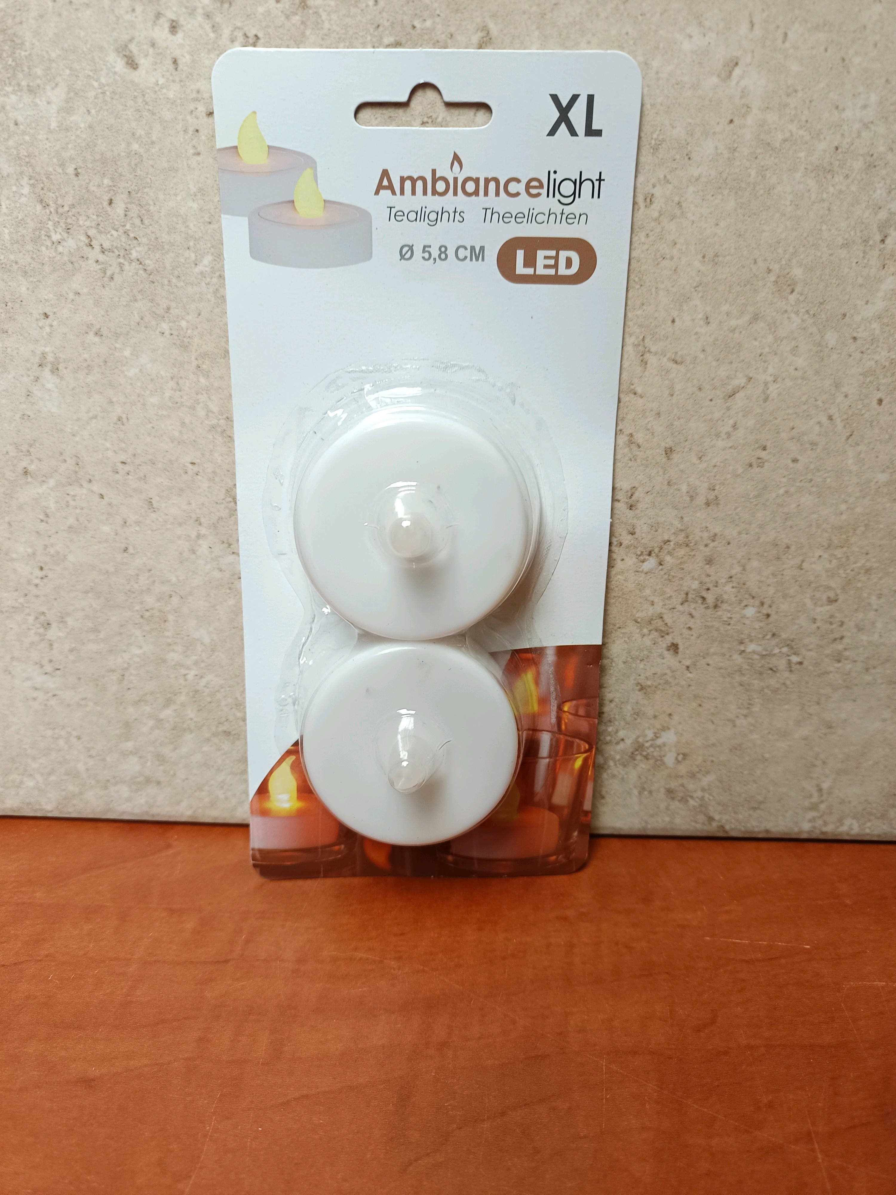 Ambiancelight bougies chauffe-plat LED XL Ø 5,8 cm