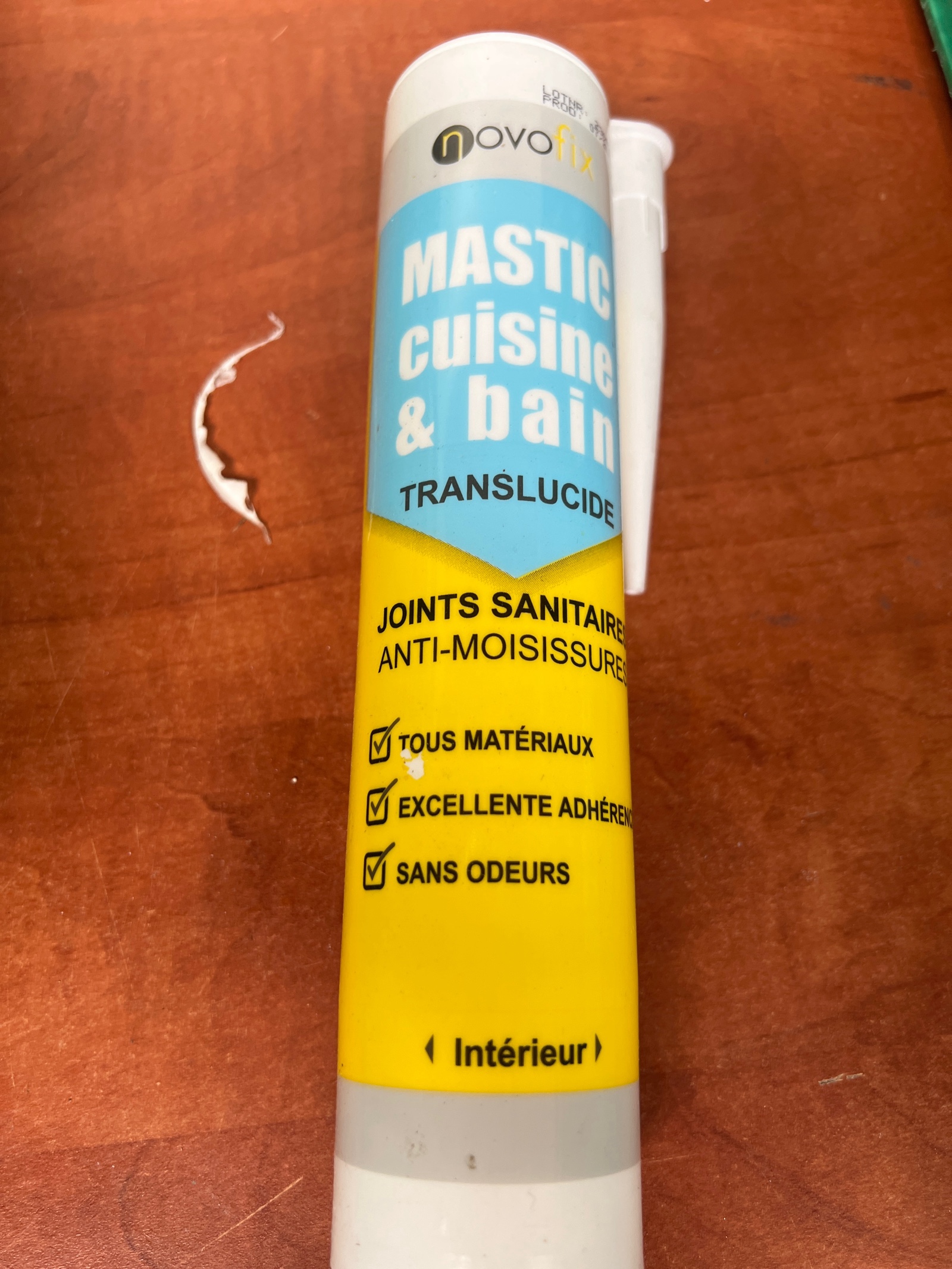 Novofix Mastic cuisine & bain – Translucide
