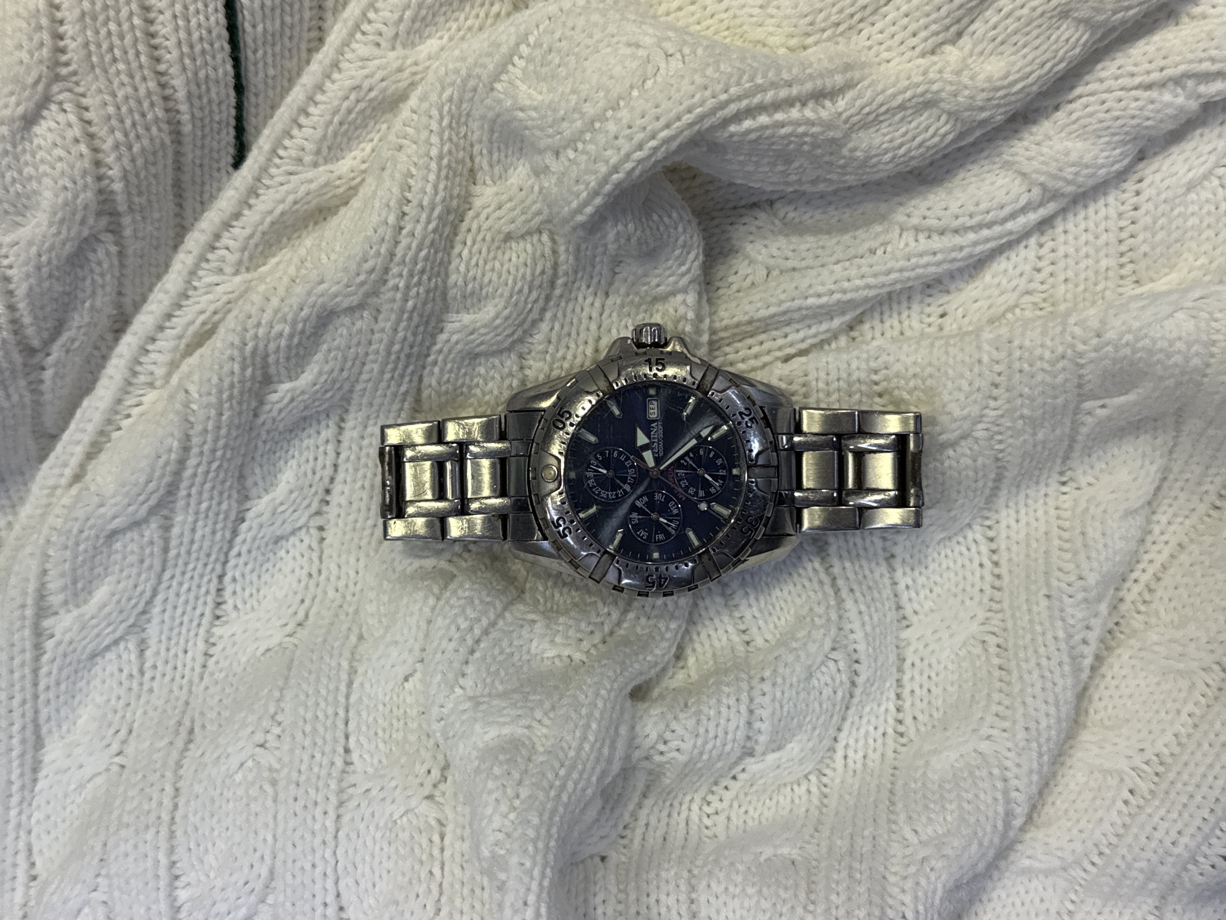 Montre Festina 16059 chronographe acier