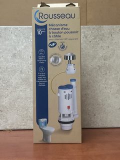 Rousseau mécanisme de chasse d’eau à poussoir à câble