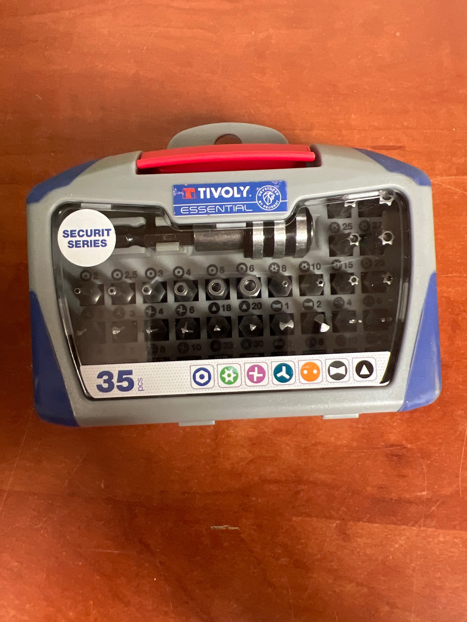 TIVOLY Essential Securit Series – Coffret embouts de vissage 35 pièces