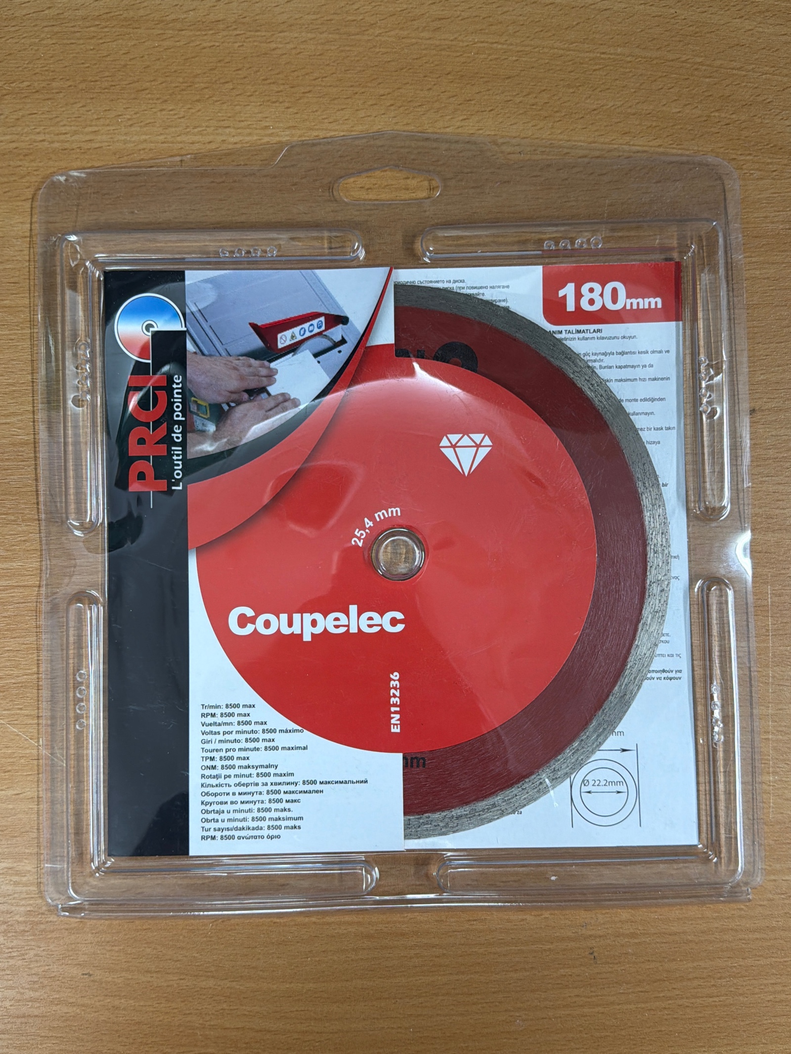Disque diamant Coupelec 180 mm