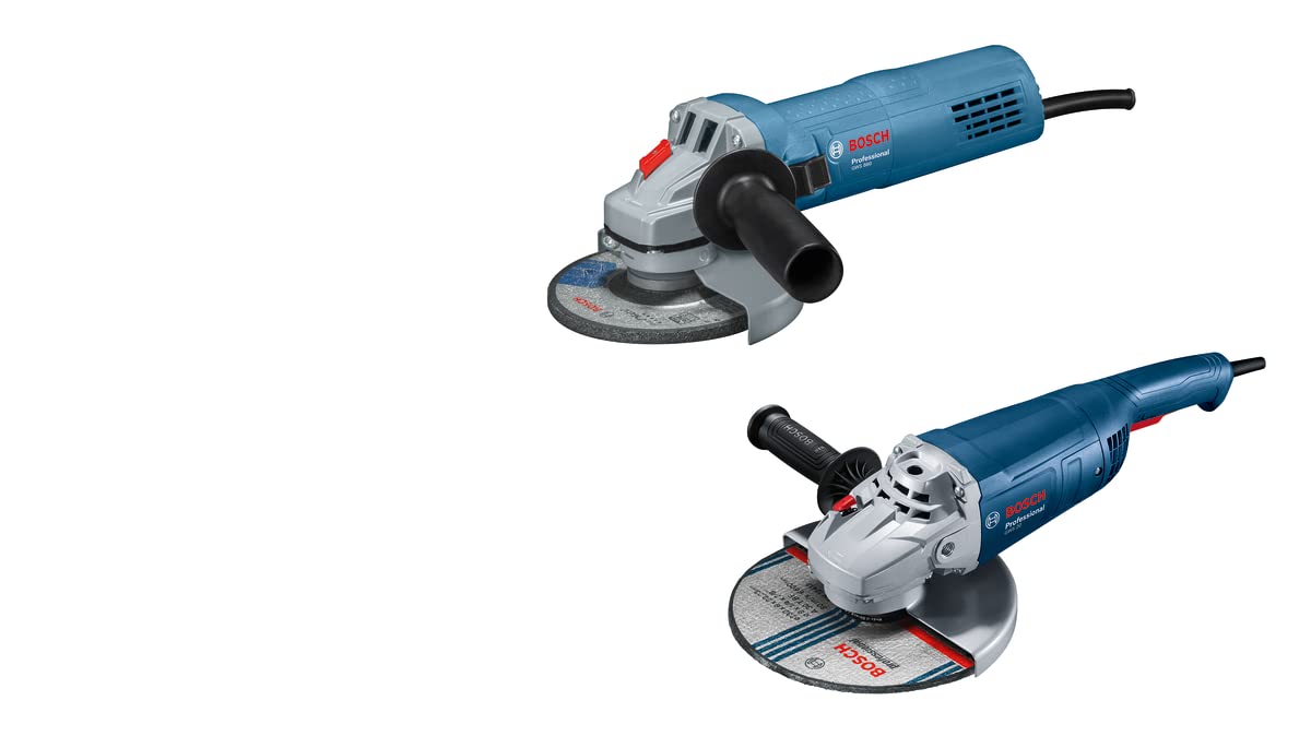 Duo Meuleuses GWS 22-230 JH Ø230 + GWS 7-125 Ø125 BOSCH 06018C1108
