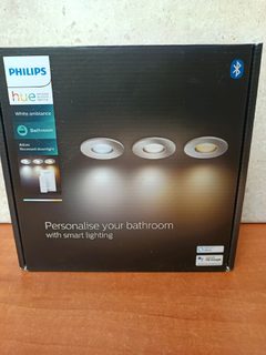 Philips Hue Adore White Ambiance Bathroom Recessed Downlight Bluetooth