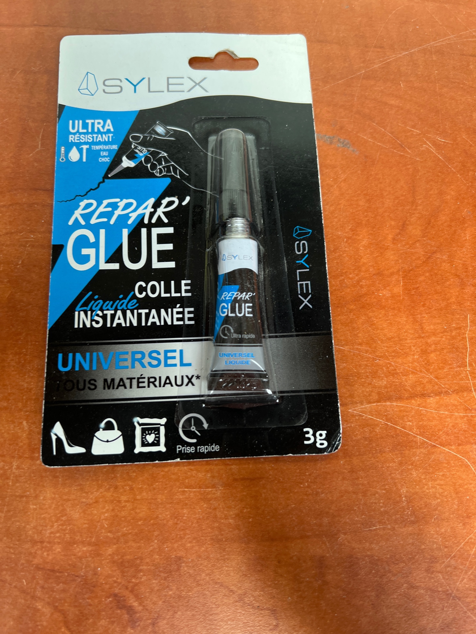 Sylex Repar' Glue - colle liquide instantanée universelle 3 g