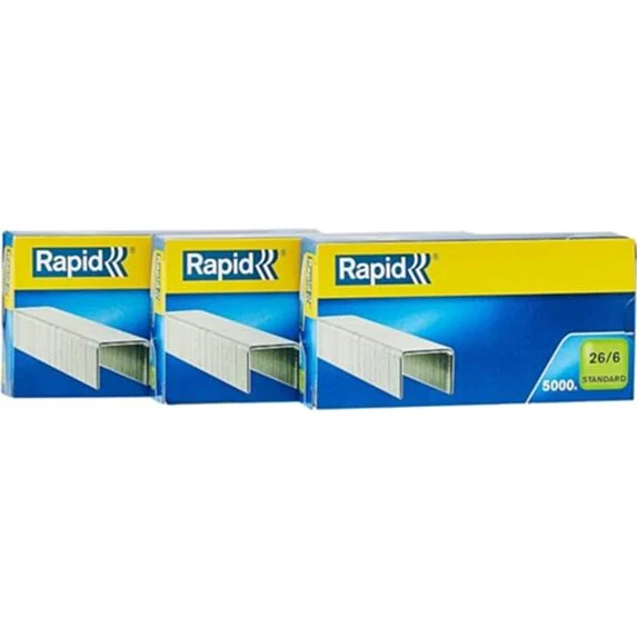 Agrafes Rapid 26/6 Standard (boîte de 5000)