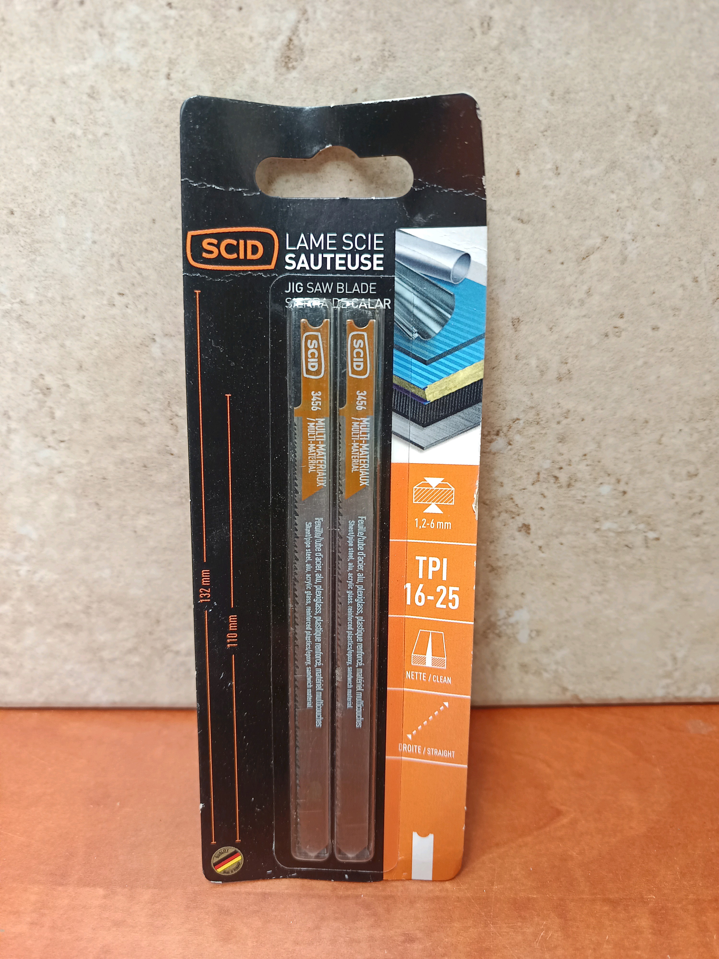 SCID lames de scie sauteuse pour métal TPI 16-25