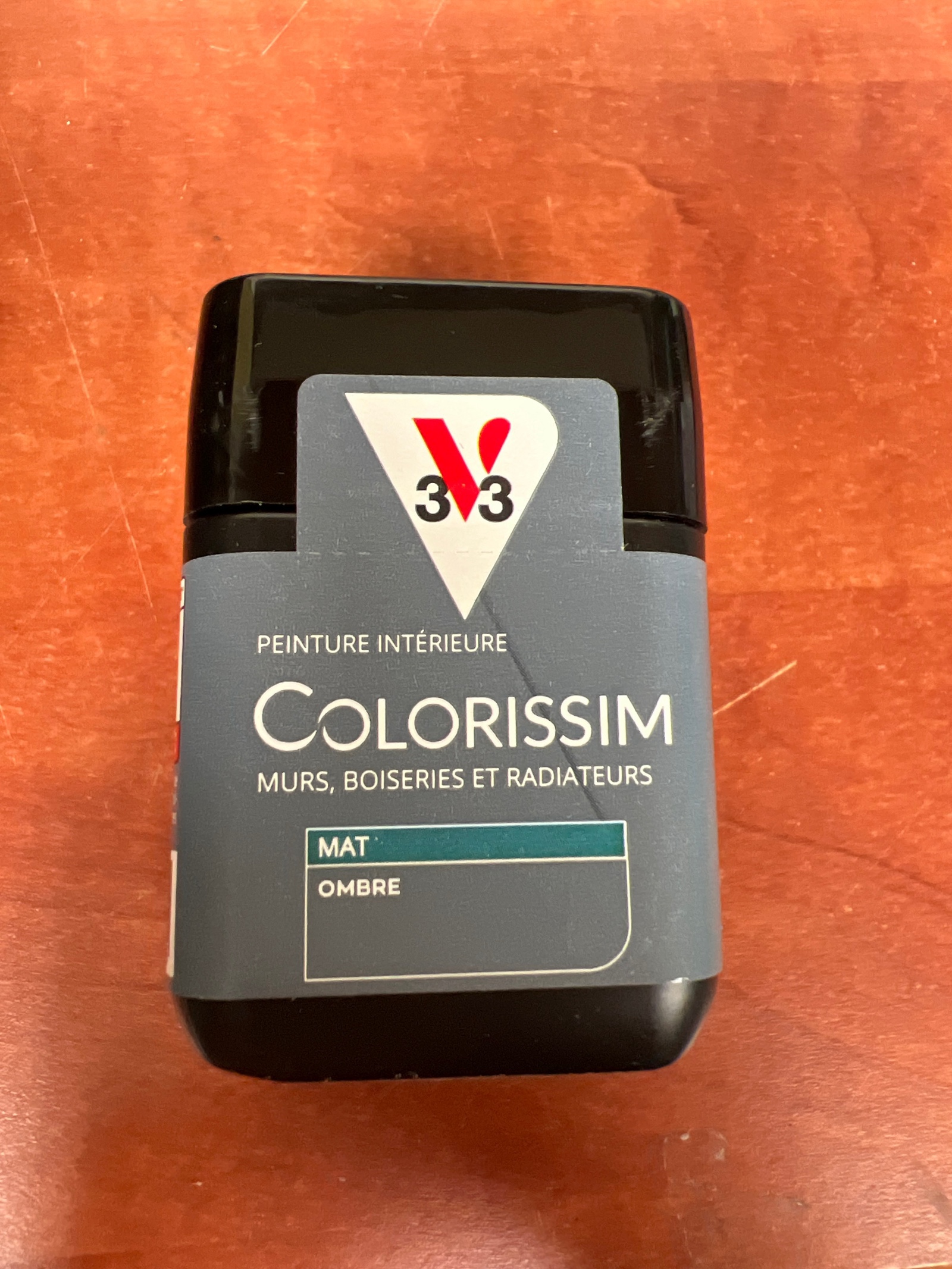 V33 Colorissim - Peinture intérieure Mat, teinte Ombre (murs, boiseries et radiateurs)