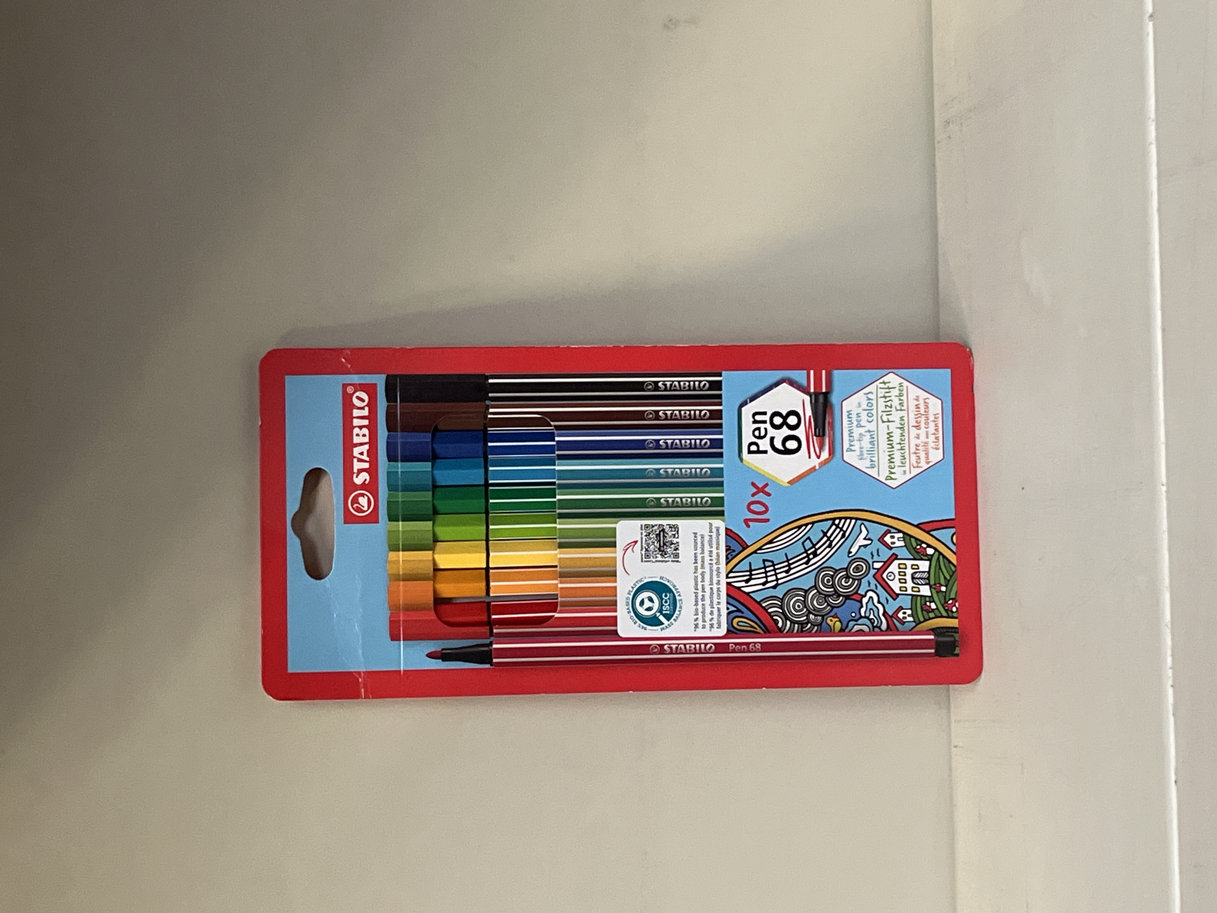 Stabilo Pen 68 - pochette de 10 feutres