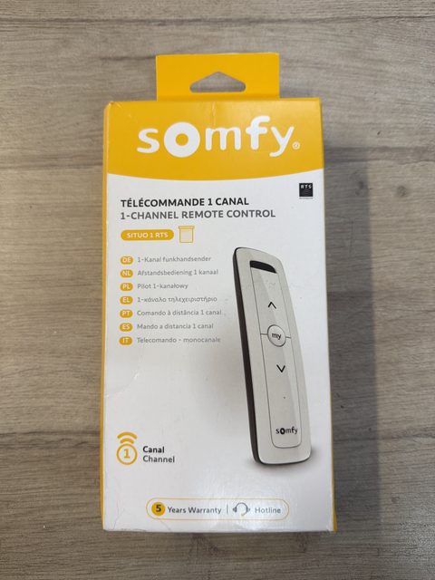 Somfy Situo 1 RTS Pure – Télécommande 1 canal