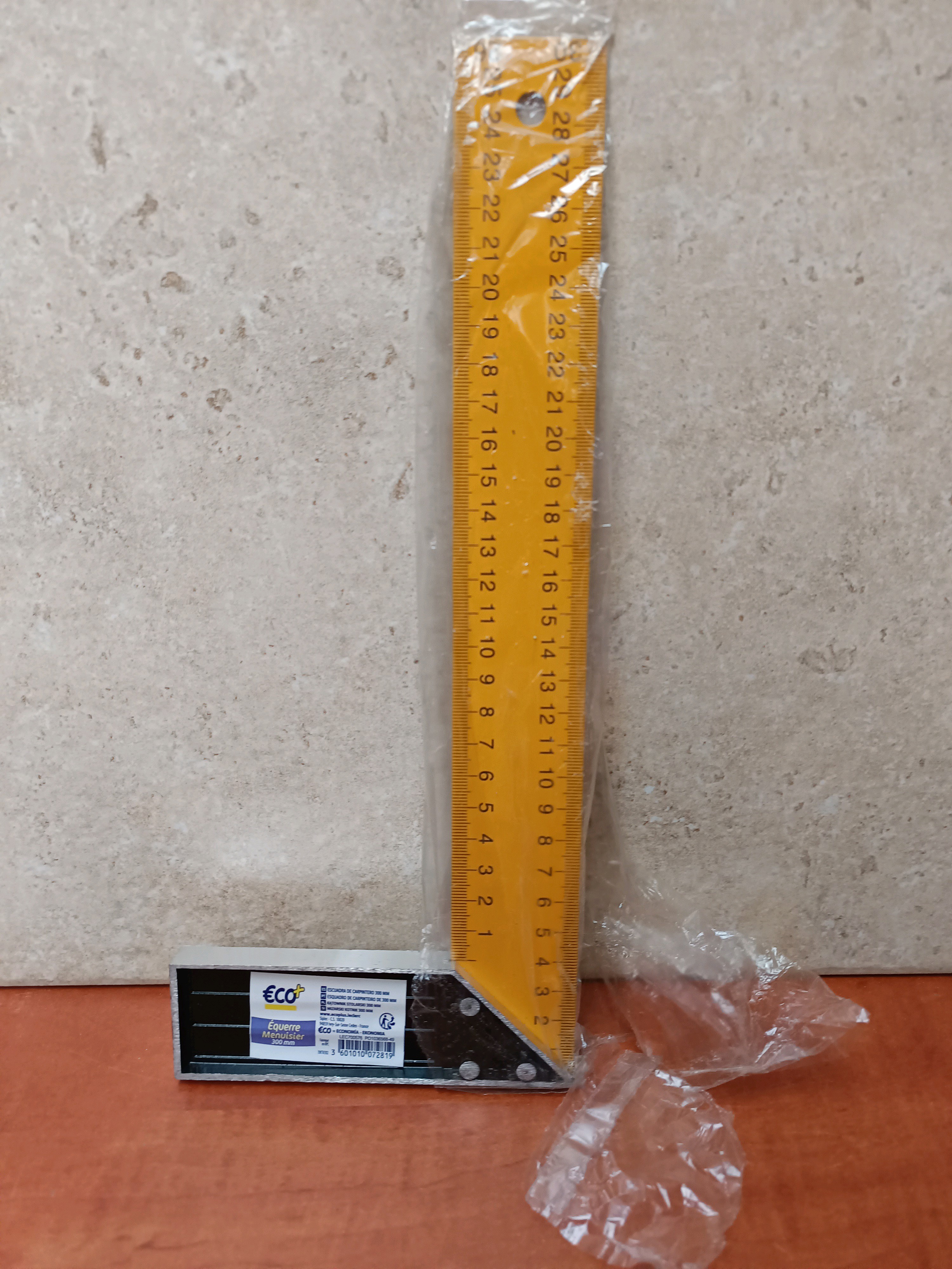 Équerre de menuisier ECO 25 cm