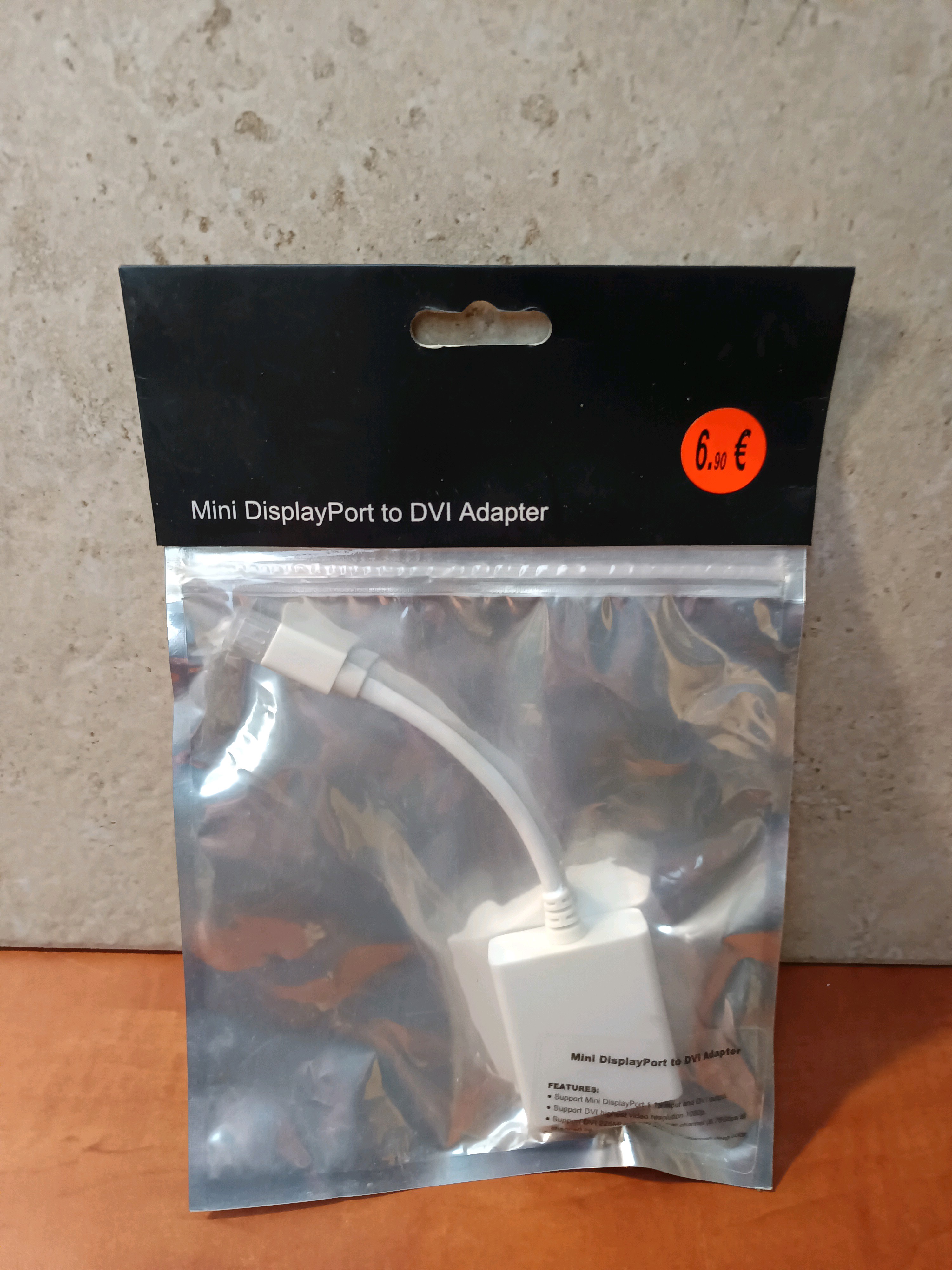 Adaptateur Mini DisplayPort vers DVI