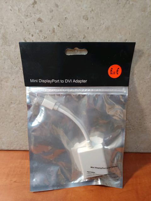 Adaptateur Mini DisplayPort vers DVI