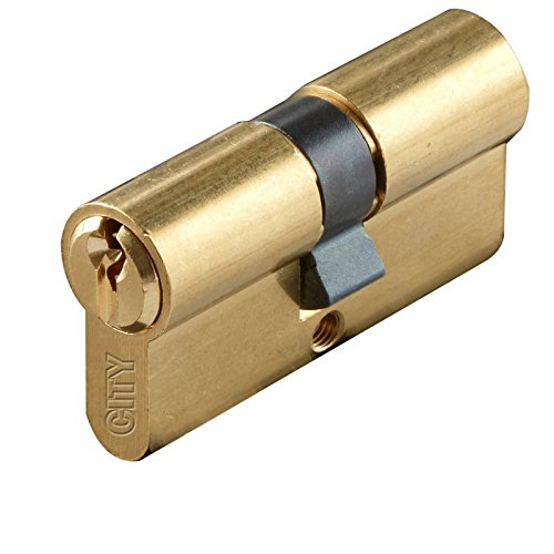 Cylindre City ISEO 30x30mm laiton poli - variure V05 KCF001921 - 520930327V05