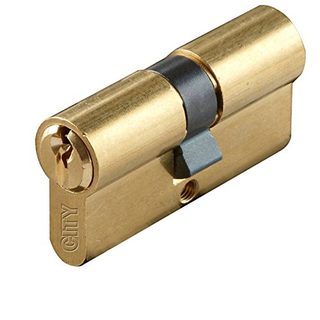 Cylindre City ISEO 30x30mm laiton poli - variure V05 KCF001921 - 520930327V05
