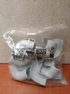 Zenitech Équerres PVC Ø20 (x10)