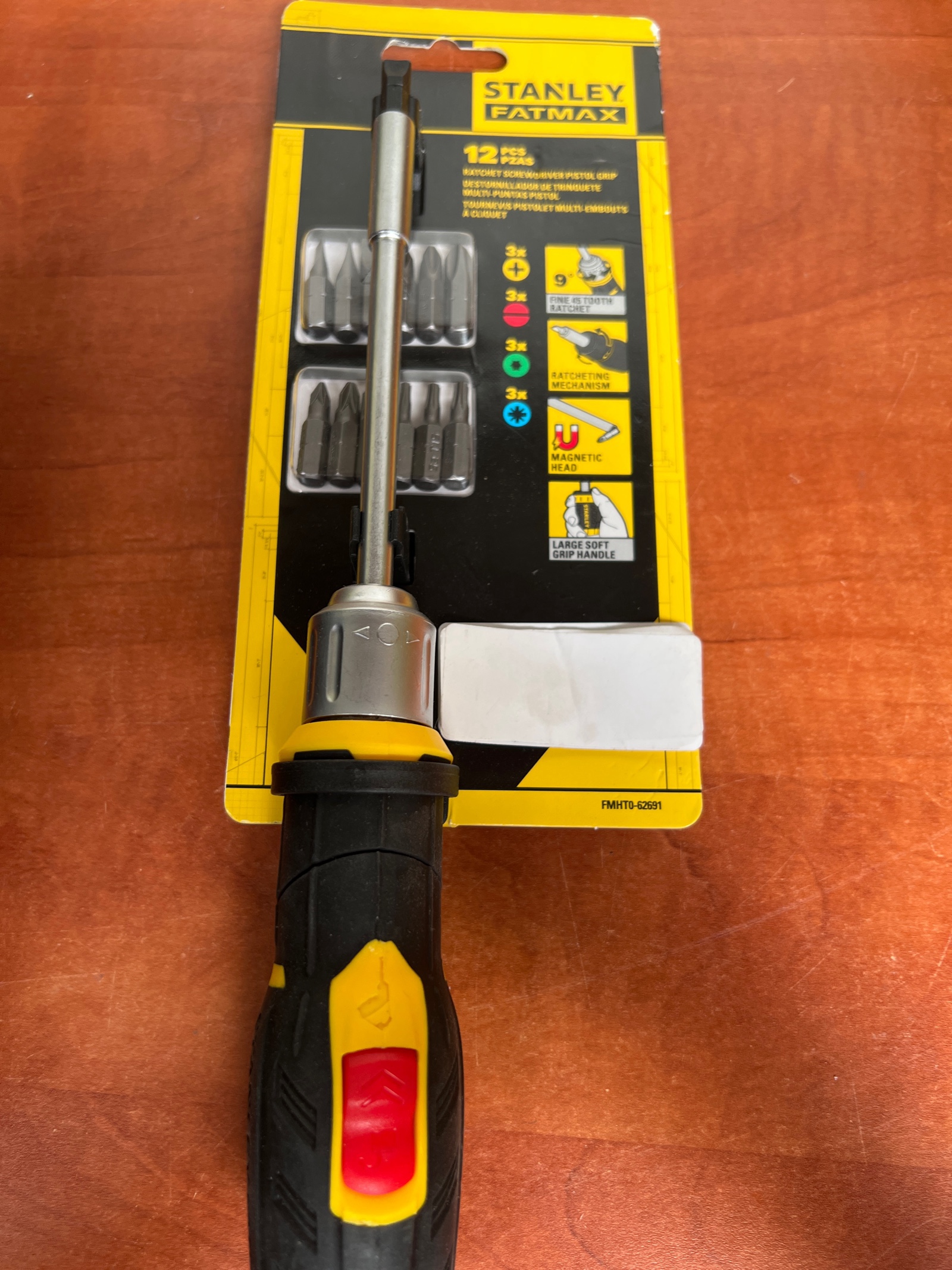 Stanley FatMax tournevis à cliquet avec jeu d'embouts