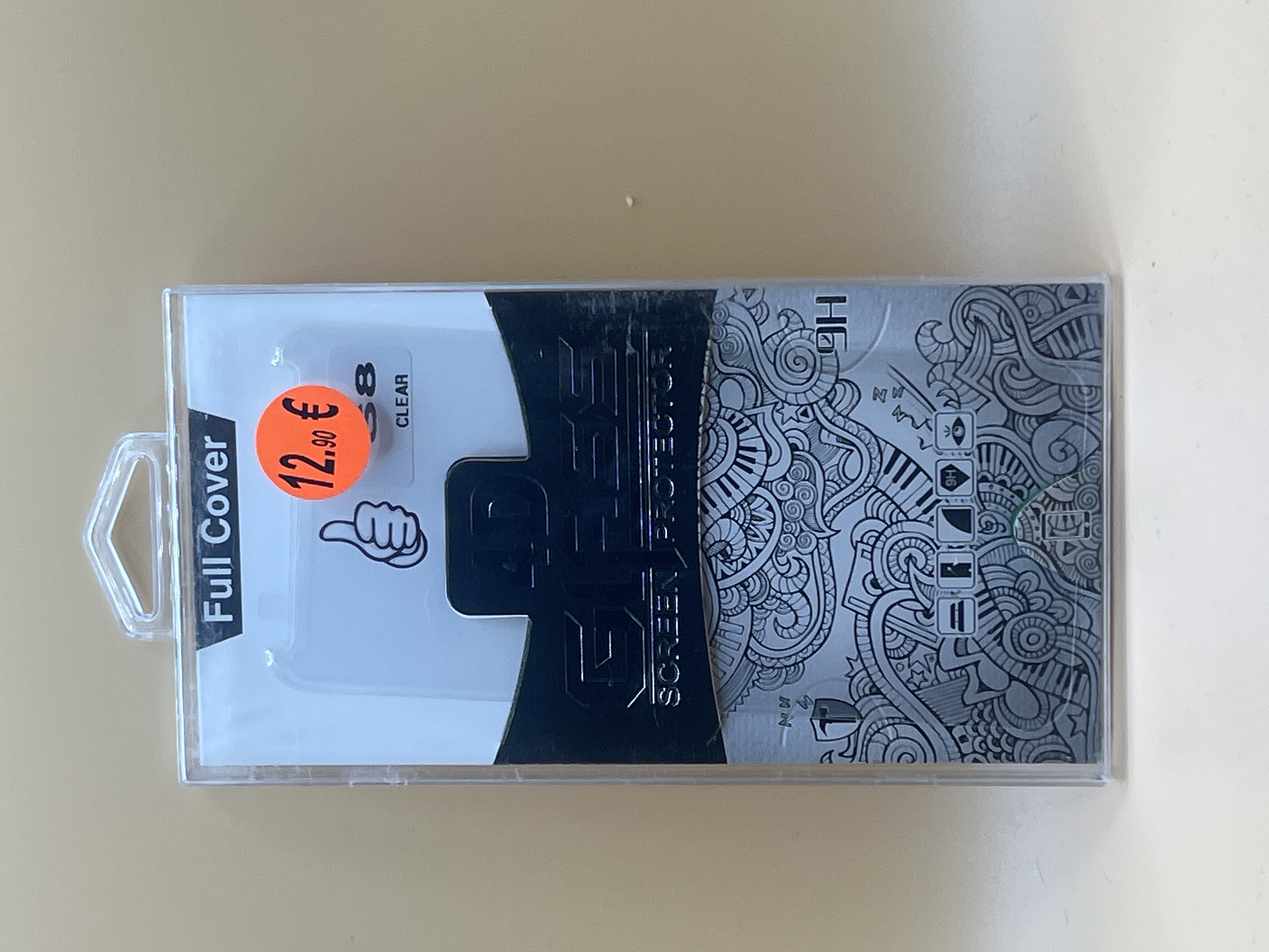 Verre trempé 3D 9H Full Cover - Transparent (protector d’écran)