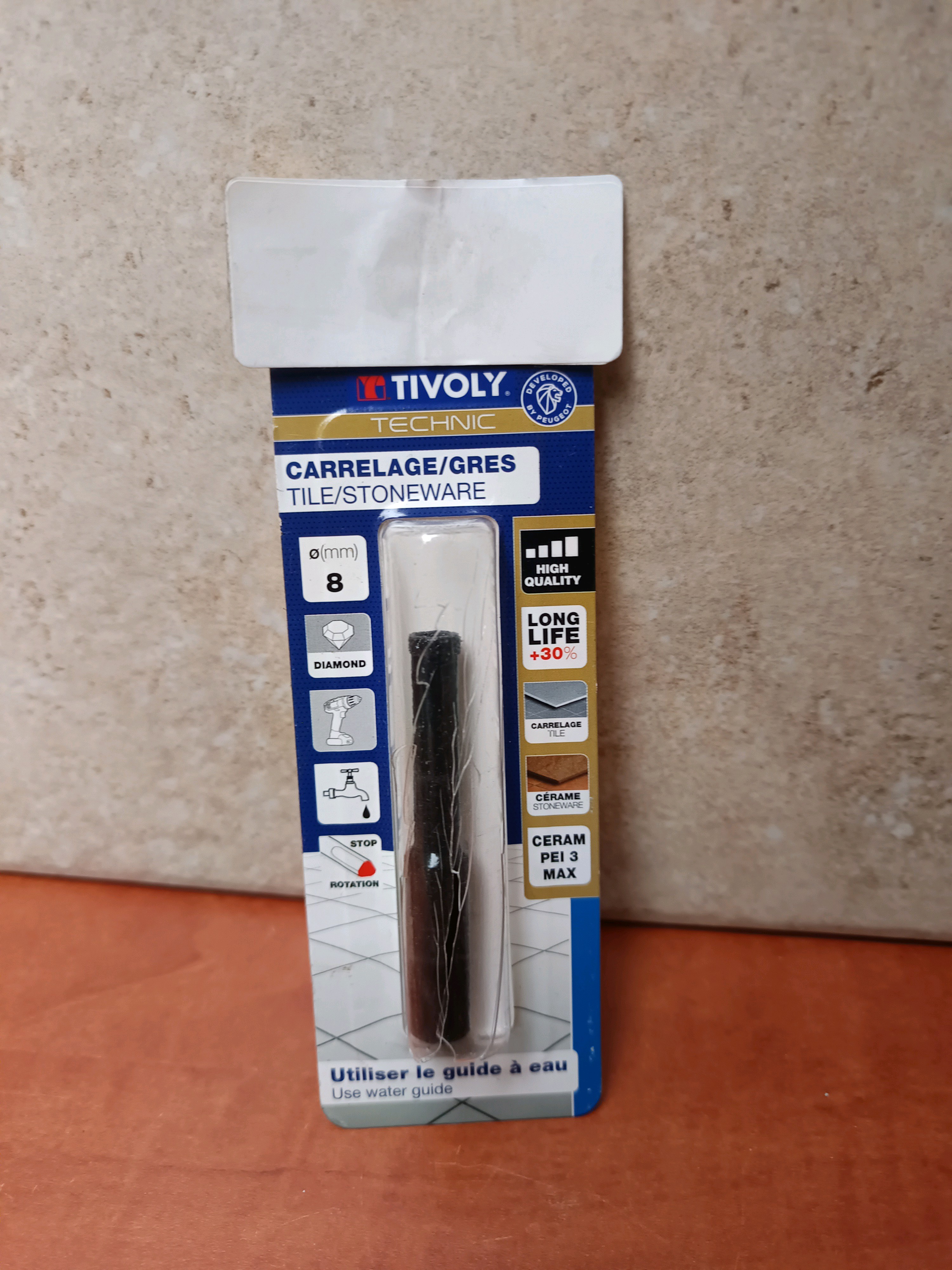 Tivoly Technic foret carrelage/grès Ø 8 mm