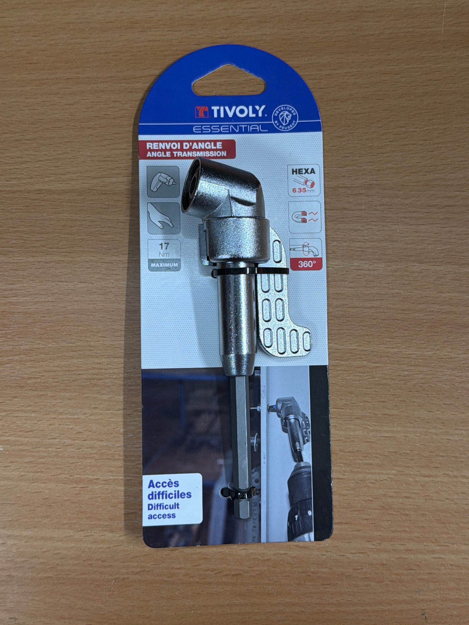 Tivoly Essential Renvoi d’angle HEXA 6.35 360°
