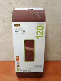 SCID bande abrasive sans fin grain 120, 100 x 560 mm