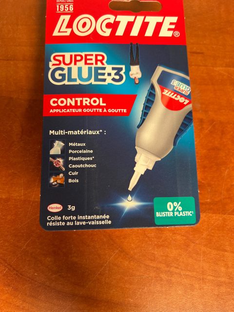 Loctite Super Glue-3 Control 3 g (applicateur goutte à goutte)