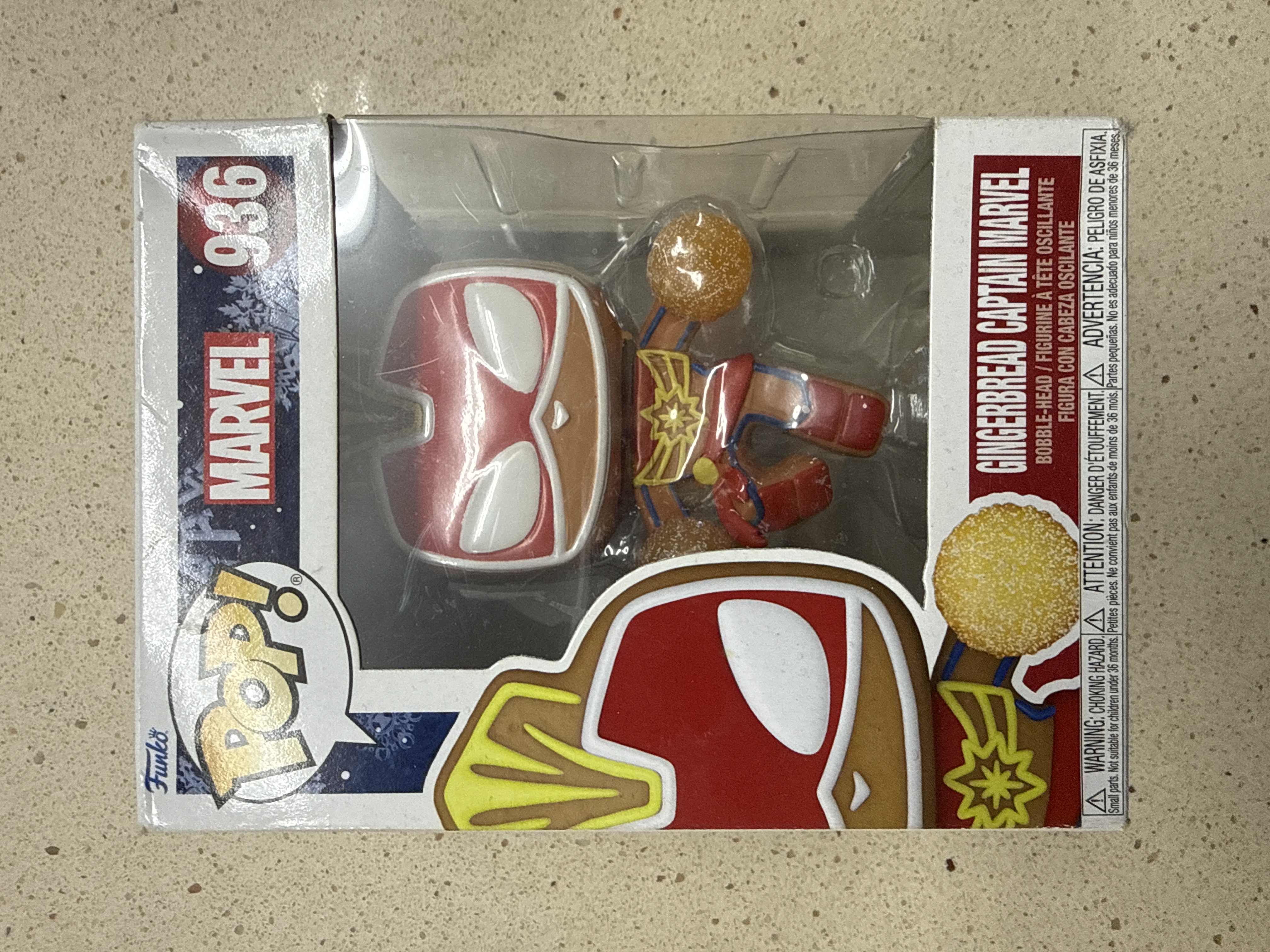 Funko Pop! Marvel n°936 - Gingerbread Captain Marvel