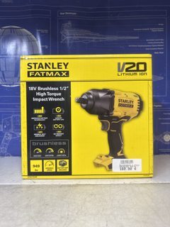 Stanley Fatmax V20 Boulonneuse à chocs 18V brushless 1/2 pouce