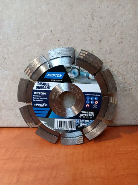 Norton iHD Disque diamant béton Ø125 mm