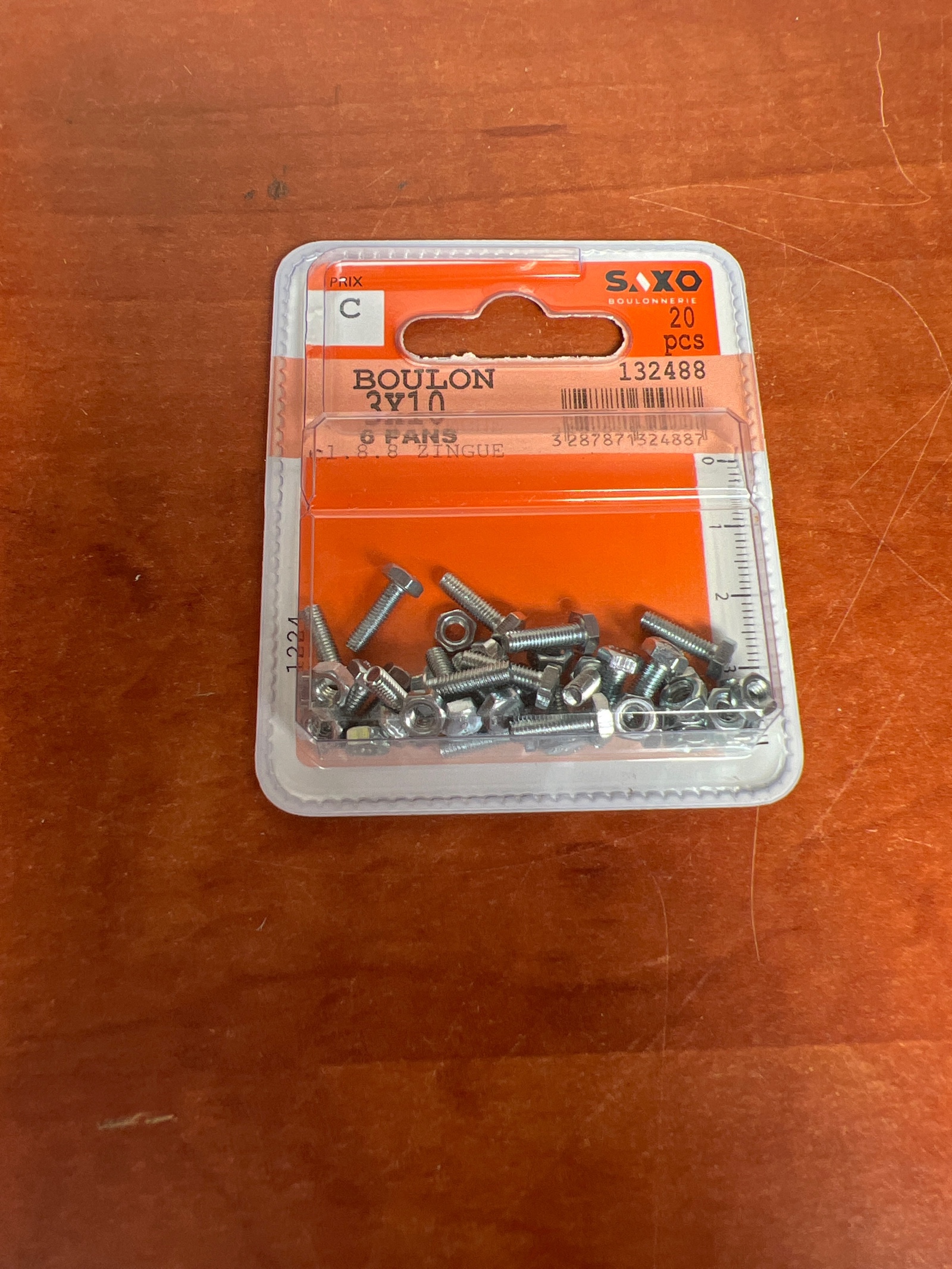 SAXO Boulons 3x10 – 20 pcs (132488)