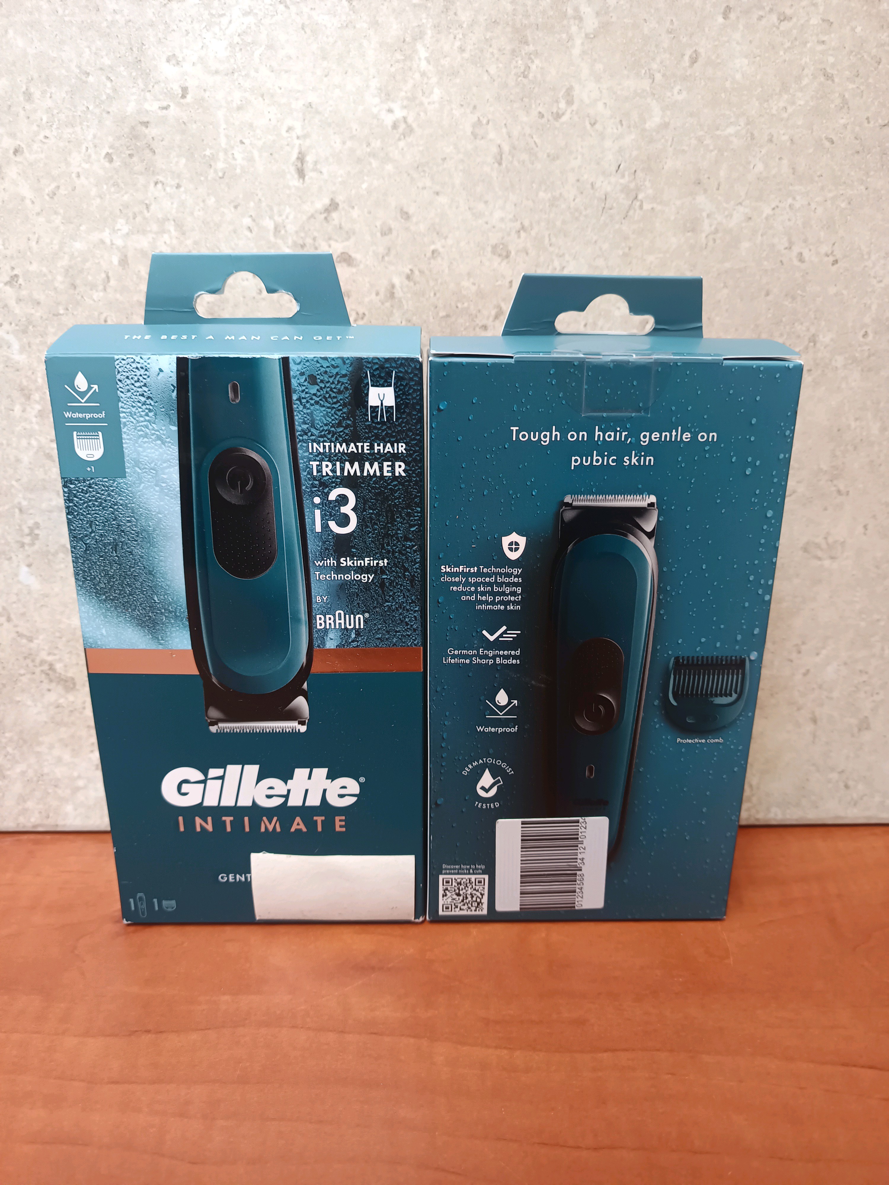 Gillette Intimate i3 – Tondeuse zones intimes (SkinFirst by Braun)