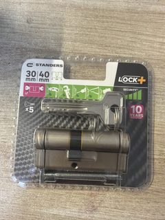 Standers LOCK+ cylindre de serrure 30/40 mm - 5 clés