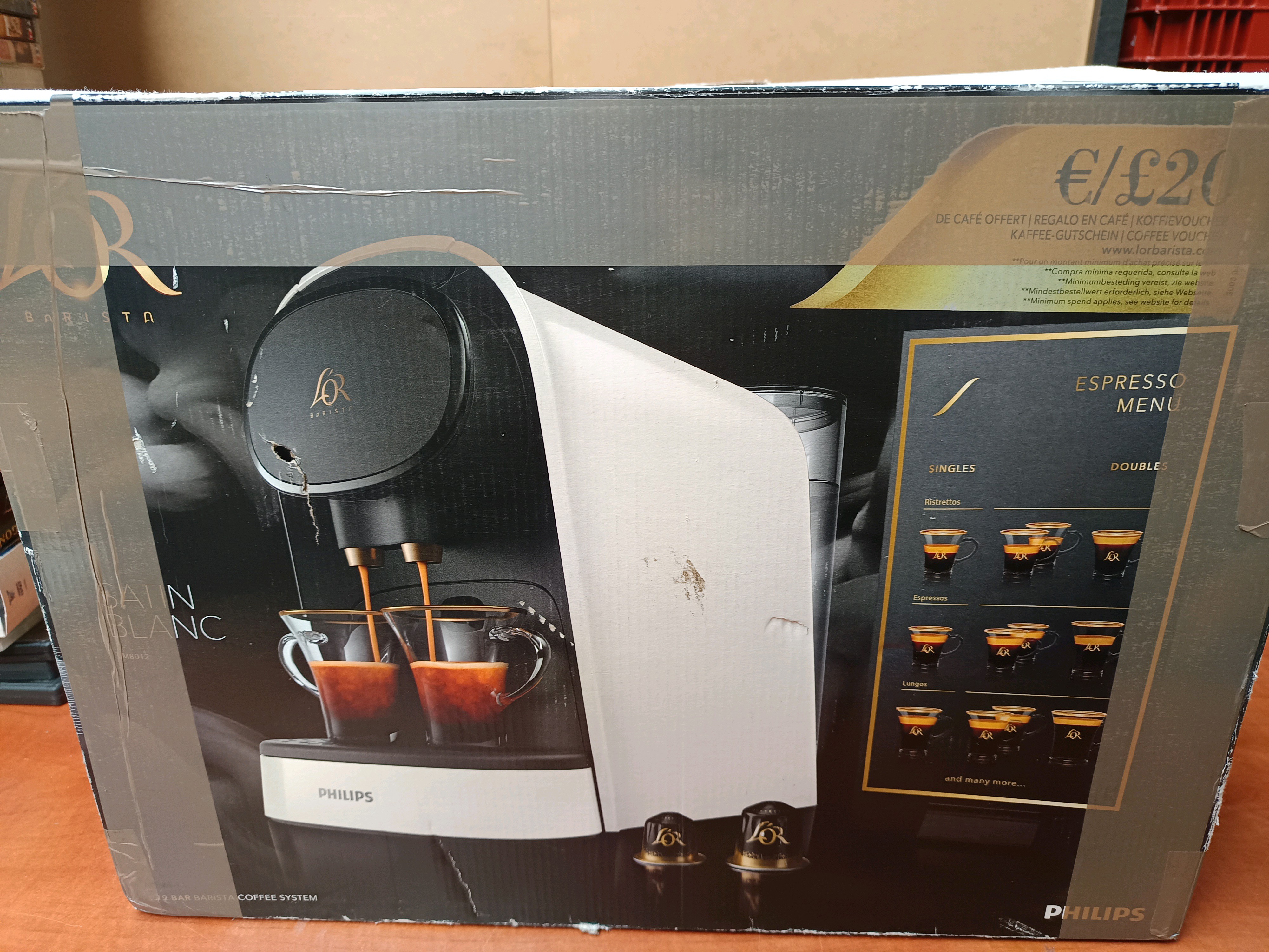 Philips L'OR Barista Coffee System - Machine expresso (Satin Blanc)
